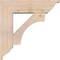 Ekena Millwork Westlake Traditional Smooth Bracket w/ Offset Brace, Douglas Fir, 7 1/2"W x 26"D x 26"H BKT0806X26X26WTL01SDF - alternate 2